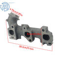 RH Exhaust Manifold w/Gasket Kit for Jeep Liberty (2002–2004) 674-700