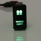 Push Switch Button LED Green Light Bar Fog Light with Wire for Toyota Tacoma