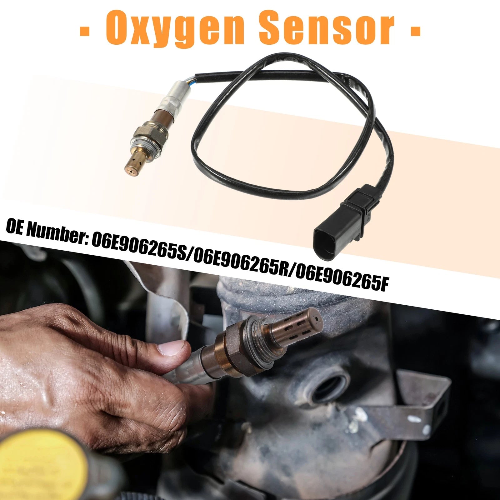Upstream Oxygen Sensor for Audi A4 A5 A6 A7 Q5 Q7 (2000–2023) No. 06E906265S