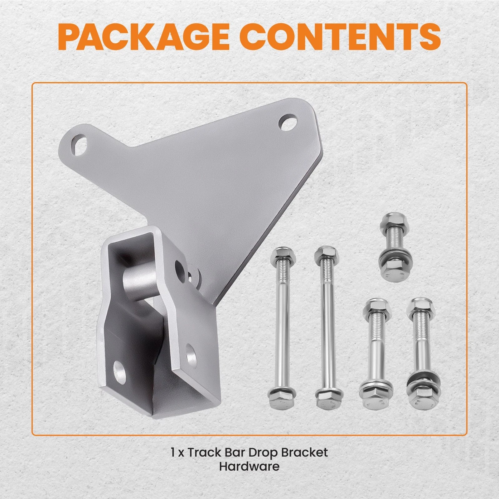 Front Track Bar Drop Bracket for Jeep Grand Cherokee WJ (1999–2004) 2-4" Lift