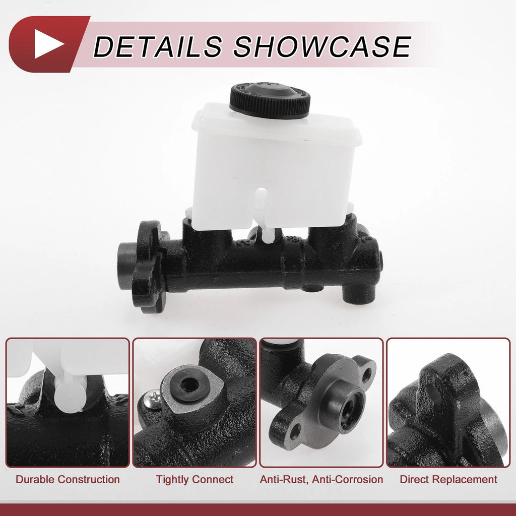 Brake Master Cylinder with Reservoir No. UB3943400 for Mazda B2000 (1986–1987)