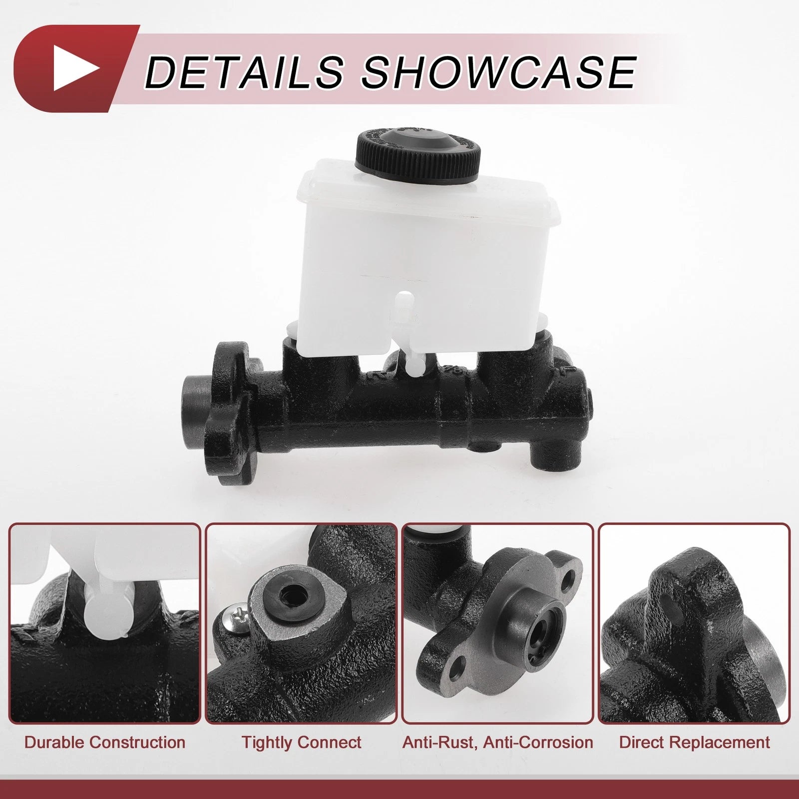 Brake Master Cylinder with Reservoir No. UB3943400 for Mazda B2000 (1986–1987)