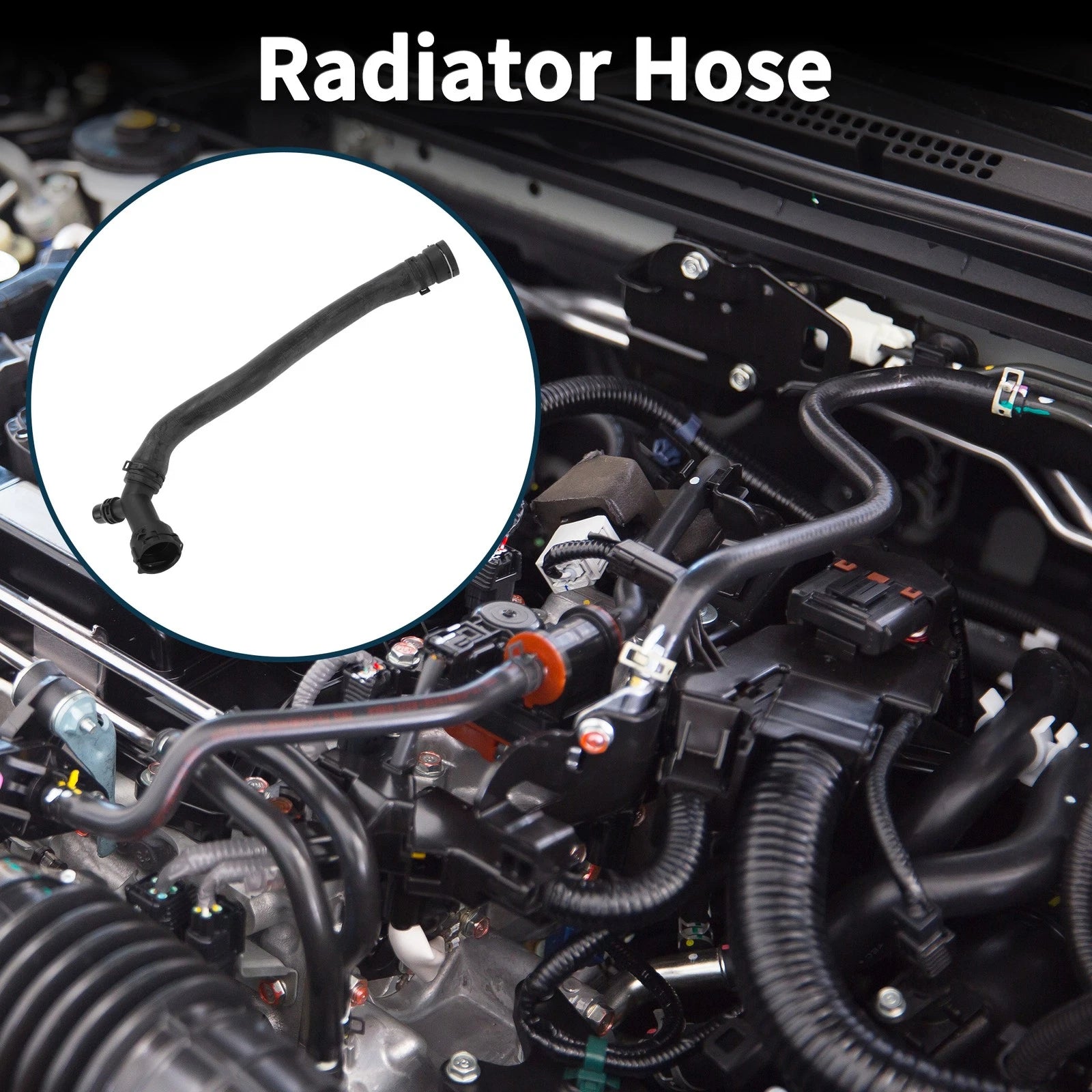 Radiator Hose Water Pipe for Audi Q5L (2018–2022) No. 80D122101 Rubber
