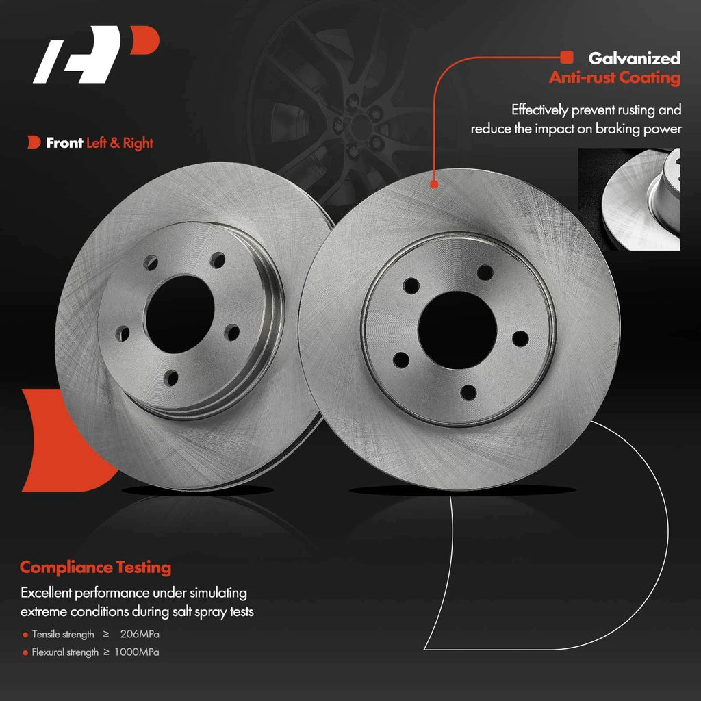 Front Disc Brake Rotors for Chevy Equinox Saturn Vue Pontiac (2005–2006)