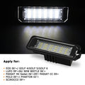 2X CANbus LED License Plate Lights for VW GTi Golf CC Rabbit