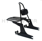 Sissybar Backrest Luggage Rack for Harley Softail (2007–2017) FLSTFBS FLSTSB