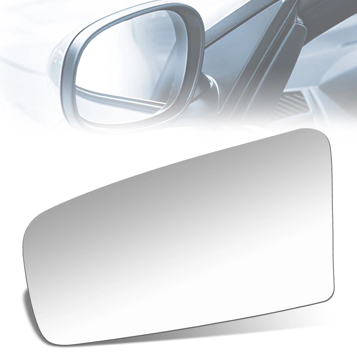 Side Door Mirror Glass for Mazda Protege (1990–1994) OE Style Flat Lens