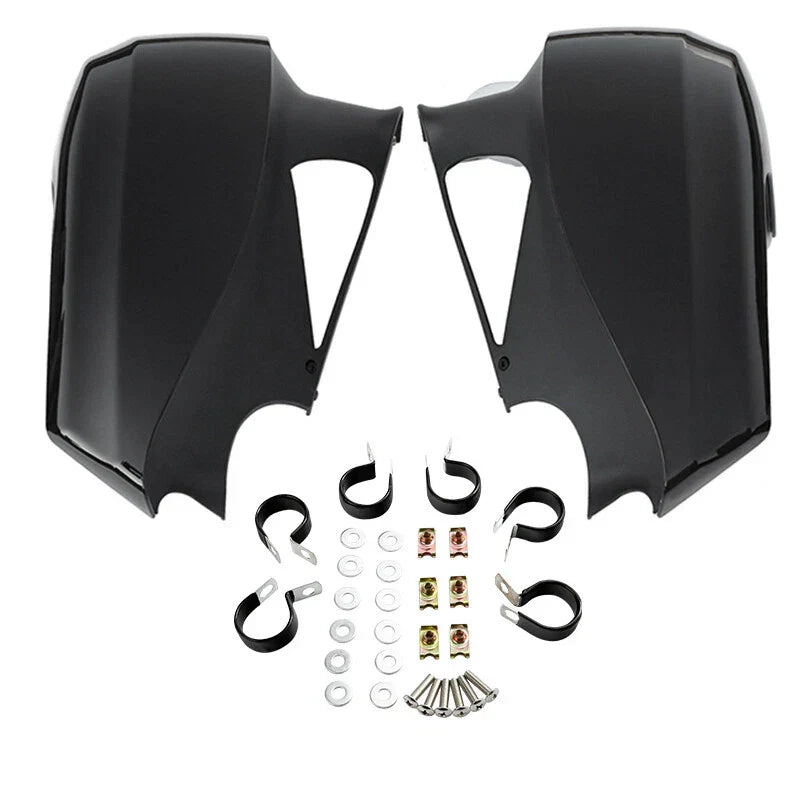 Mustache Engine Guard Bar Lower Vented Fairings for Indian Roadmaster (15-25)