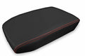 Leather Console Lid Armrest Cover for Volkswagen Atlas (2018–2021) Red Stitch