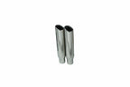 Dual Exhaust Kit for Chevy GMC 1500 (2015-2018) Rolled Rear Exit