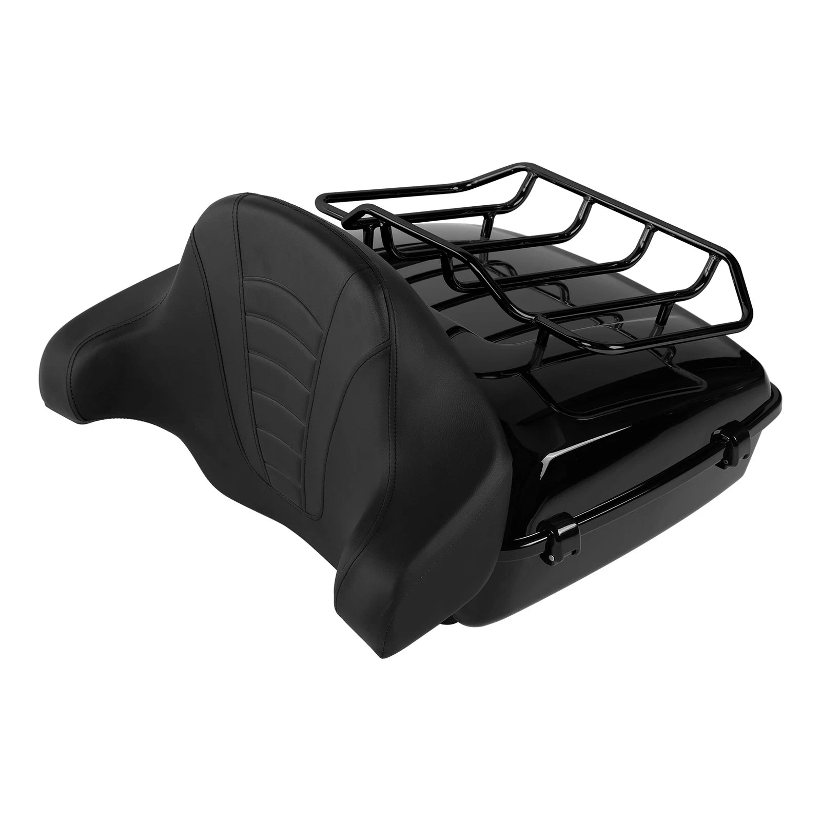 Chopped Trunk Pad Solo Mount Rack Plate for Harley Road Glide (2014–2023)