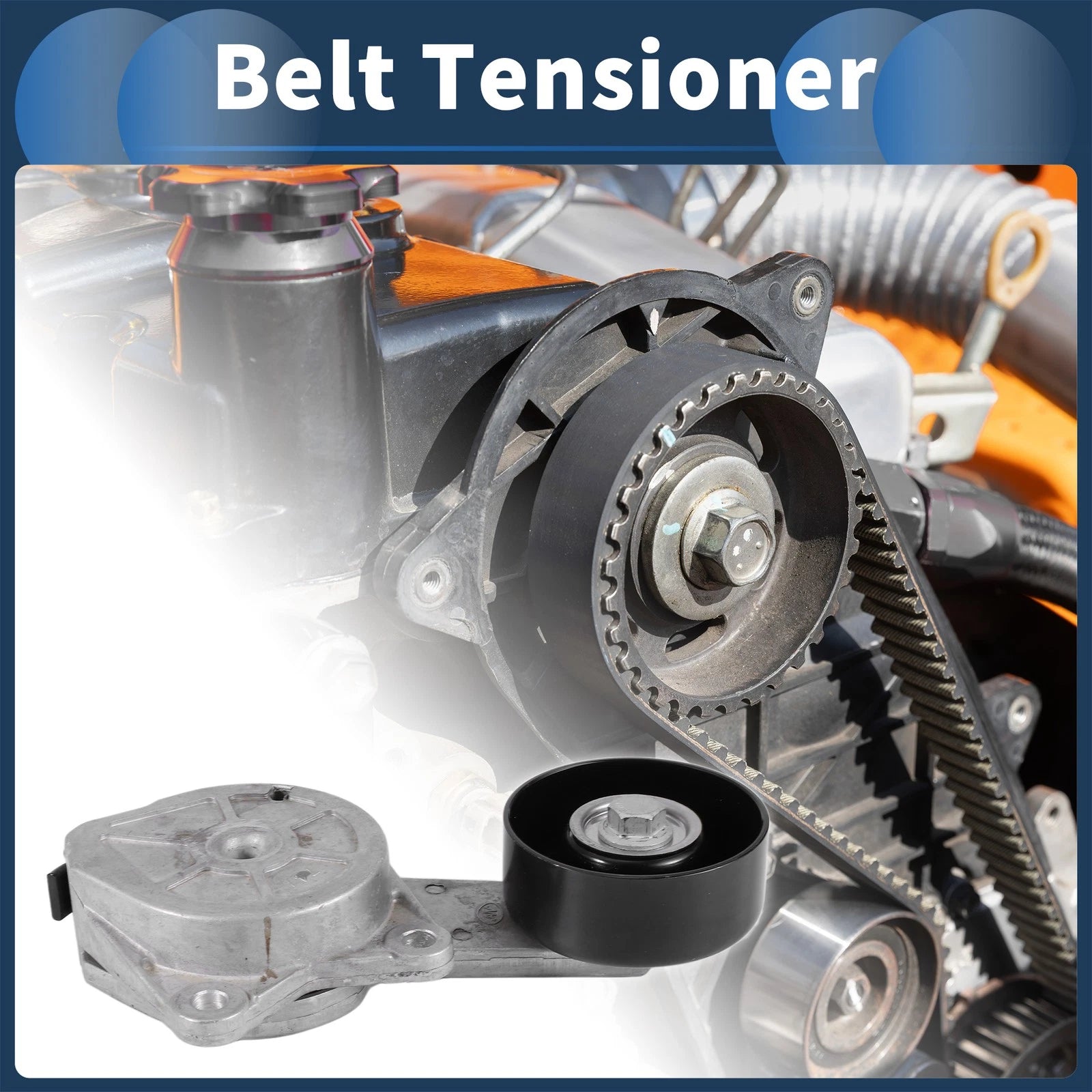 Belt Tensioner for Ford Mustang (1996–1999) No.F8AZ6B209AA Metal