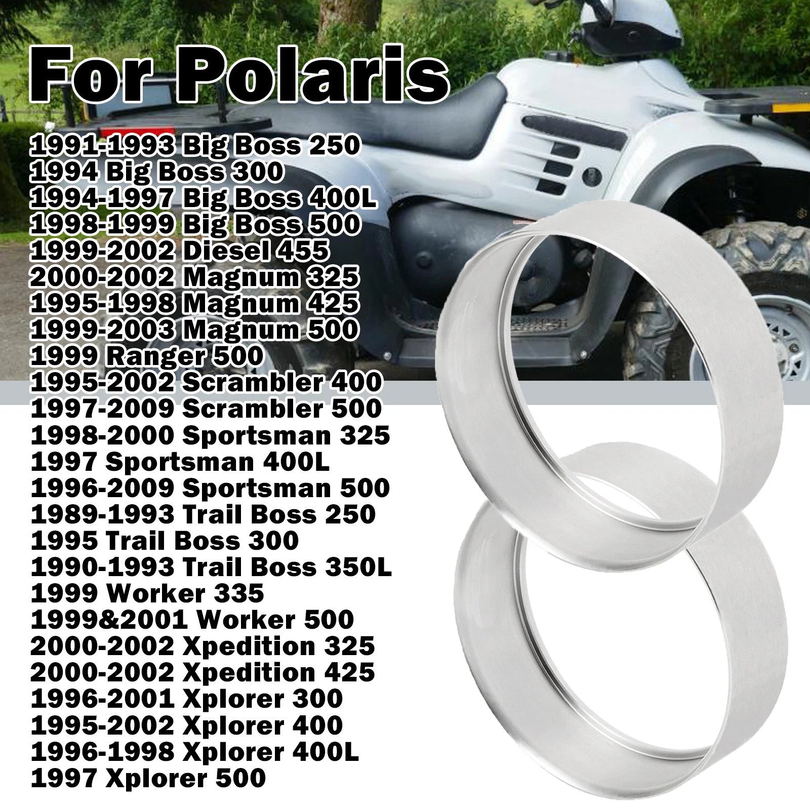Front Strut Hub Seal Sleeve for Polaris Xplorer 300 400 400L 500 (1996-2005)
