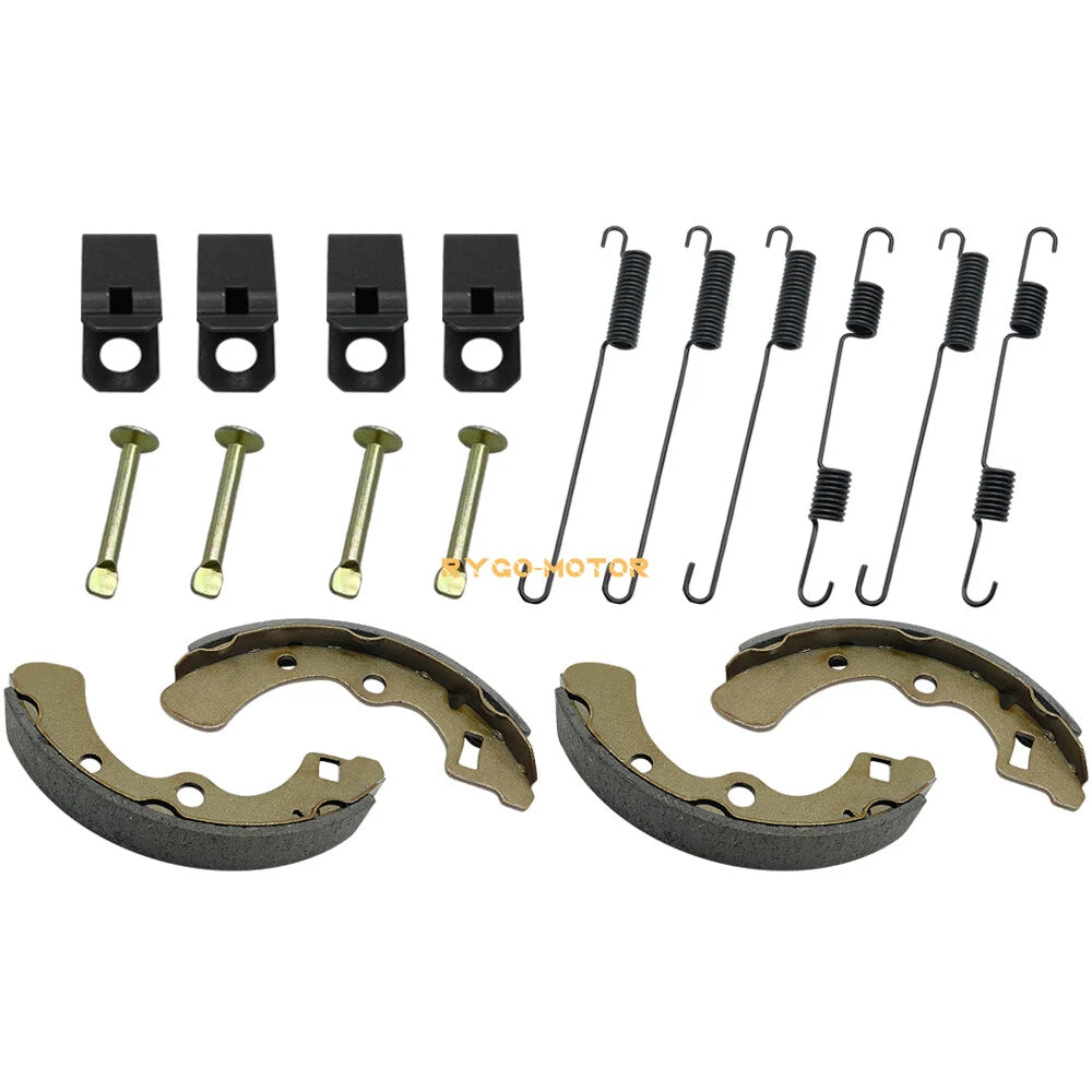 Rear Brake Shoes & Springs Pins for Kawasaki Mule 1000 2020-2510