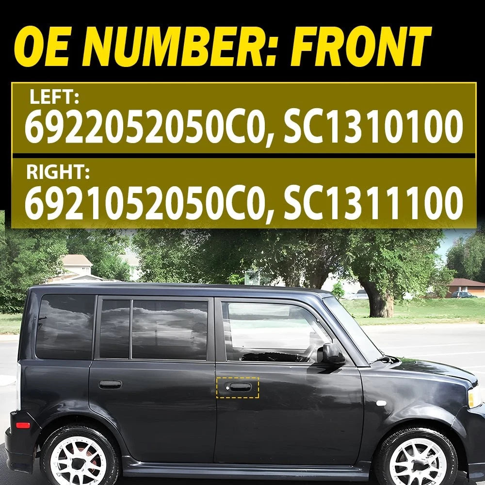 Set of 2 Outside Door Handles for Scion xB (2004–2006) - Front Left & Right