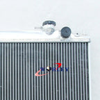 Aluminum Radiator + Fan for Nissan Navara D22 R50 1997-2001 Diesel