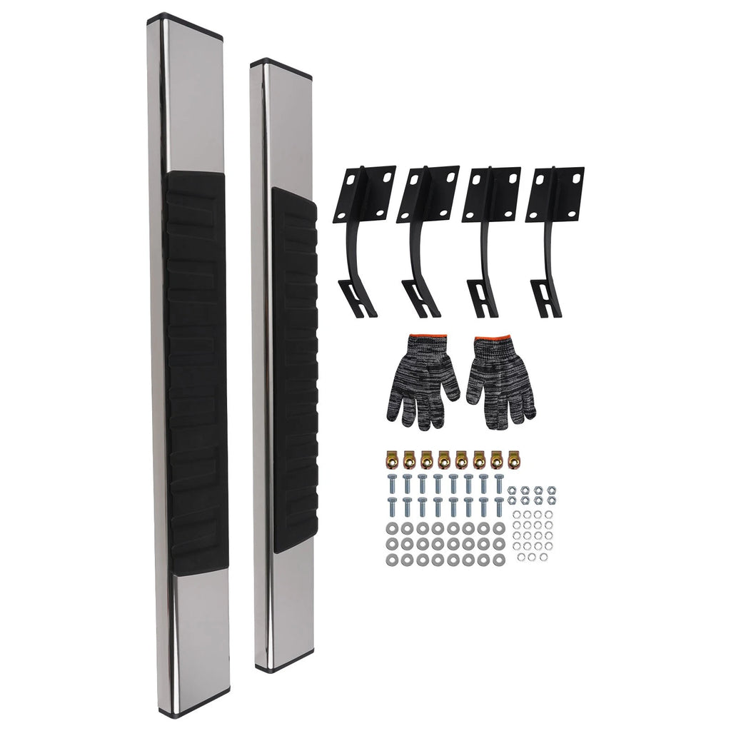 Nerf Bars Side Step Running Board for Ford F-250 (1999–2016) Black 6"