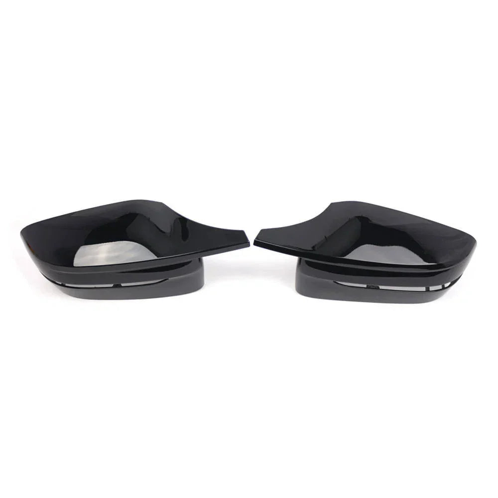 M Style Glossy Black Side Mirror Cover Caps for BMW 3 Series (2019–2023)