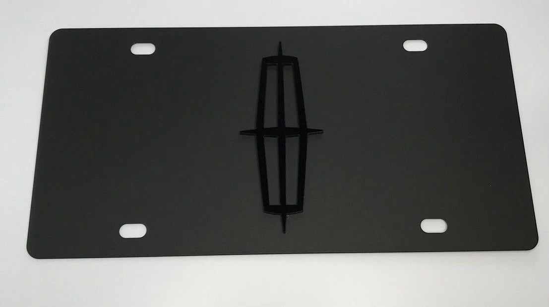 License Plate Frame Black Heavy Duty for Lincoln (2000–2024)