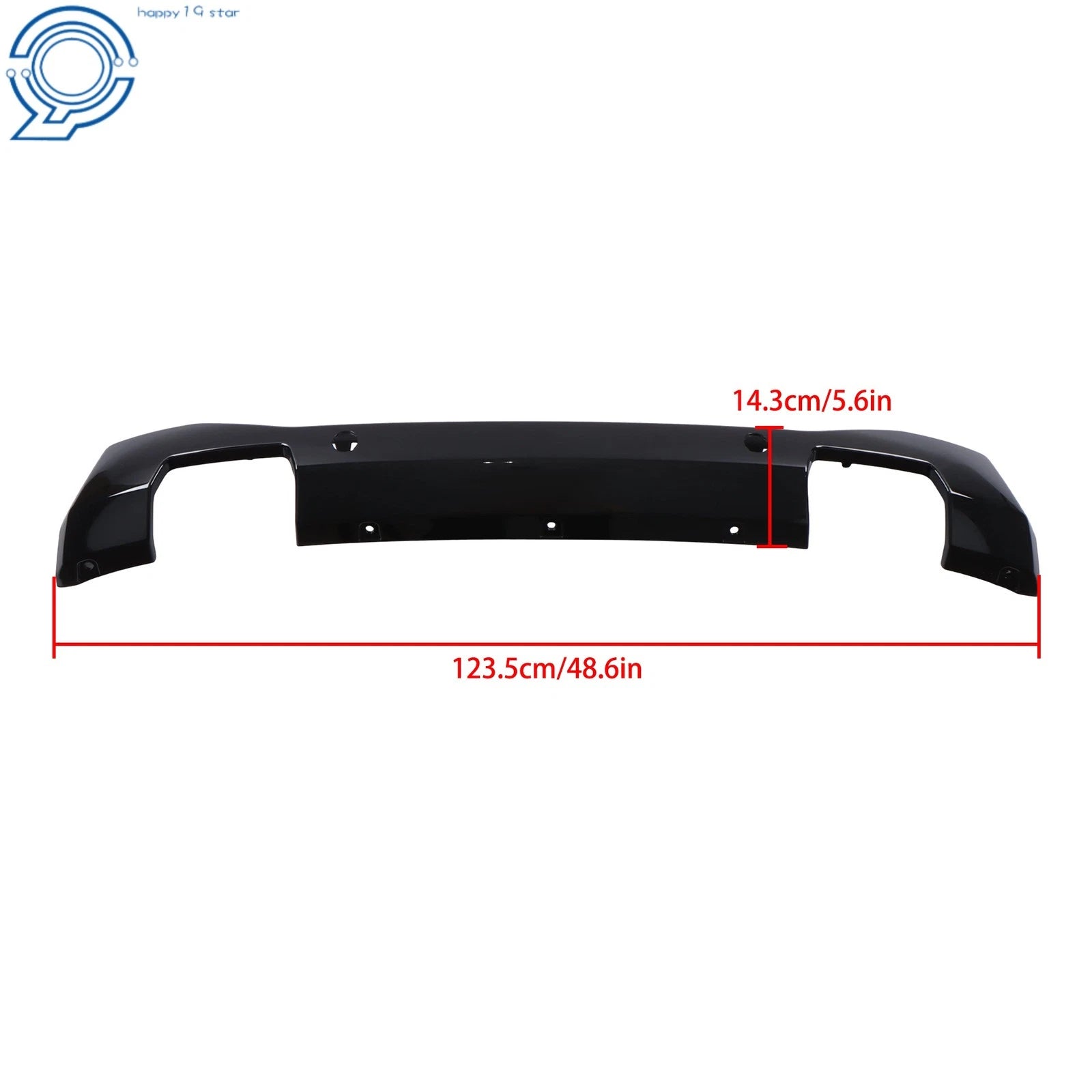 Front Lower Valance Panel for Ford Ranger (2019-2023) with Sensor Holes
