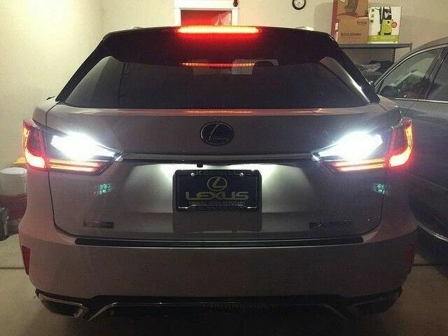 Super Bright White Projector LED Backup Reverse Lights for 912 921 T15 W16W (-)