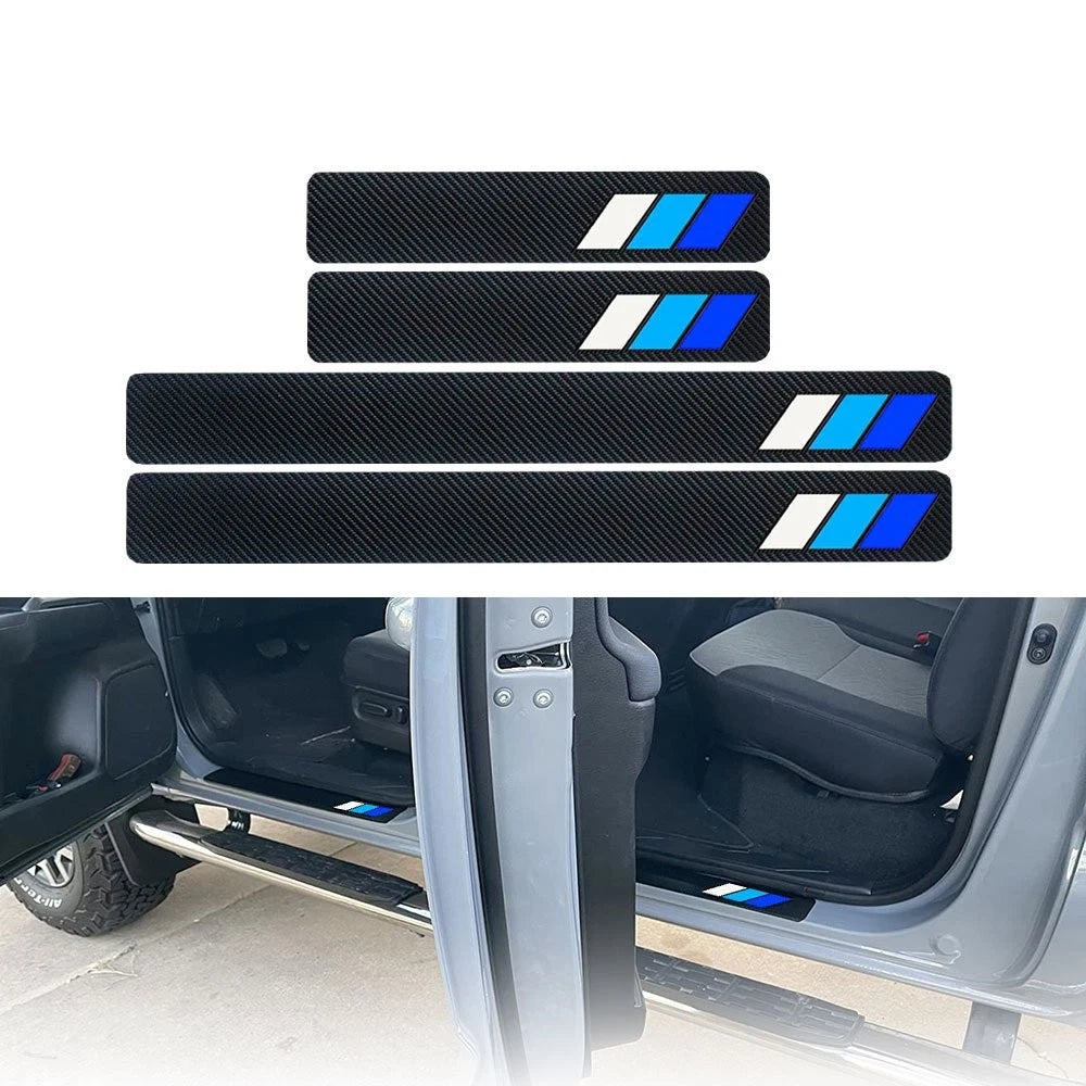 Set of 4 Door Sill Protector Plates for Toyota