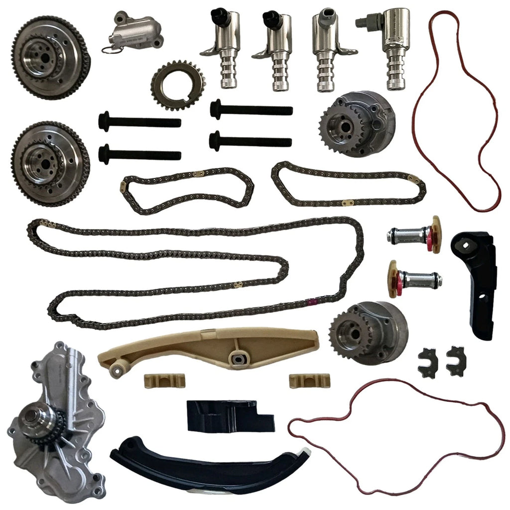 Engine Timing Chain Kit with Water Pump for Ford Explorer Flex Taurus Edge (2009–2019)