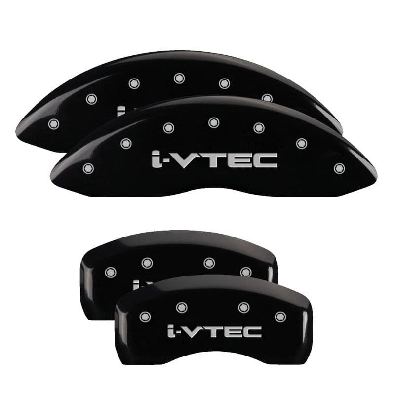 i-VTEC Caliper Covers Gloss Black Set for 2014–2016 Acura MDX (4 Pack)