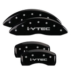 i-VTEC Caliper Covers Gloss Black Set for 2014–2016 Acura MDX (4 Pack)