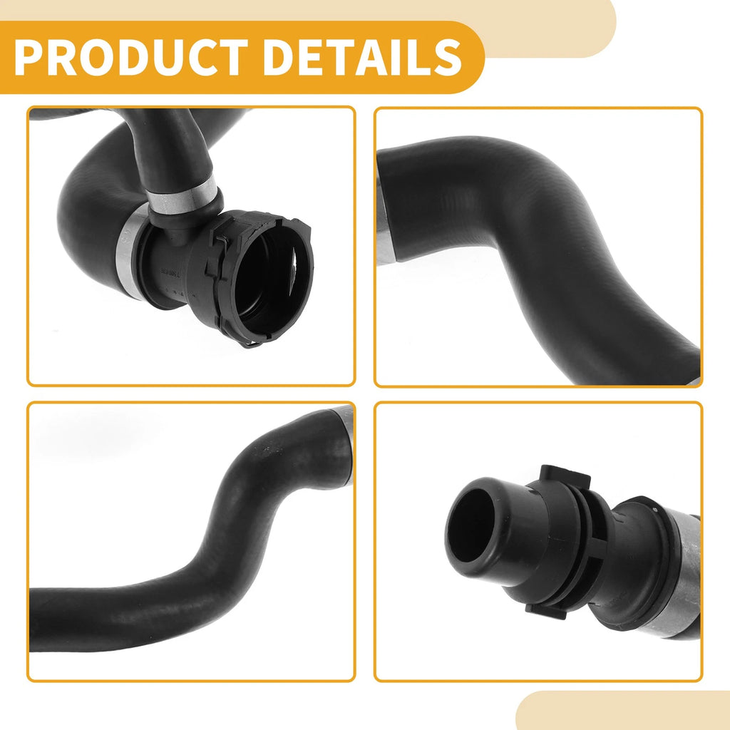 Radiator Coolant Hose for BMW 528i xDrive (2009–2010), 530i (2006–2007)