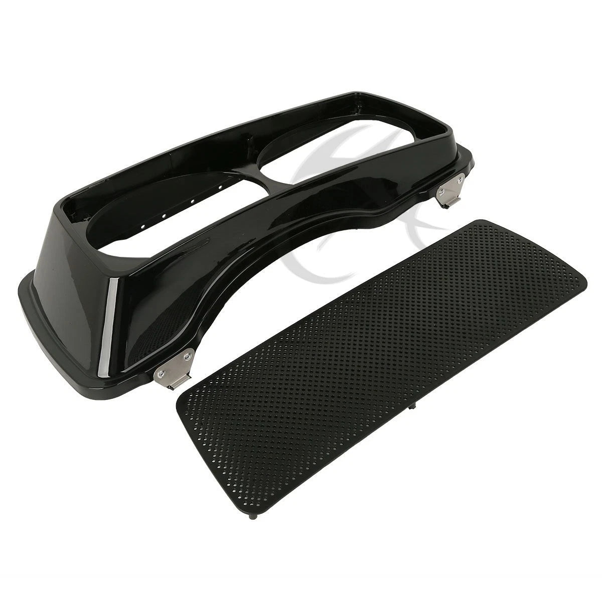 6x9" Saddlebag Dual Speaker Lids w/ Grill for Harley Touring (1993–2013)
