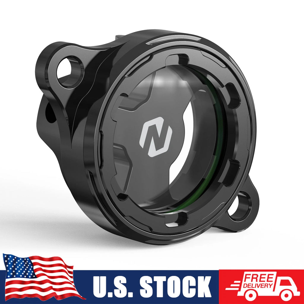Oil Filter Cover Cap with Transparent Window for Honda TRX450R TRX450ER (2006–2014)