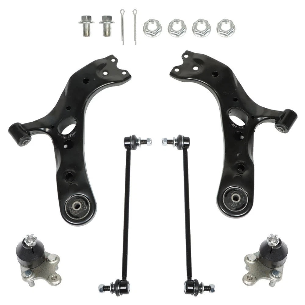 Front Lower Control Arms + Sway Bar Links for Toyota RAV4 (2006–2017) K750043
