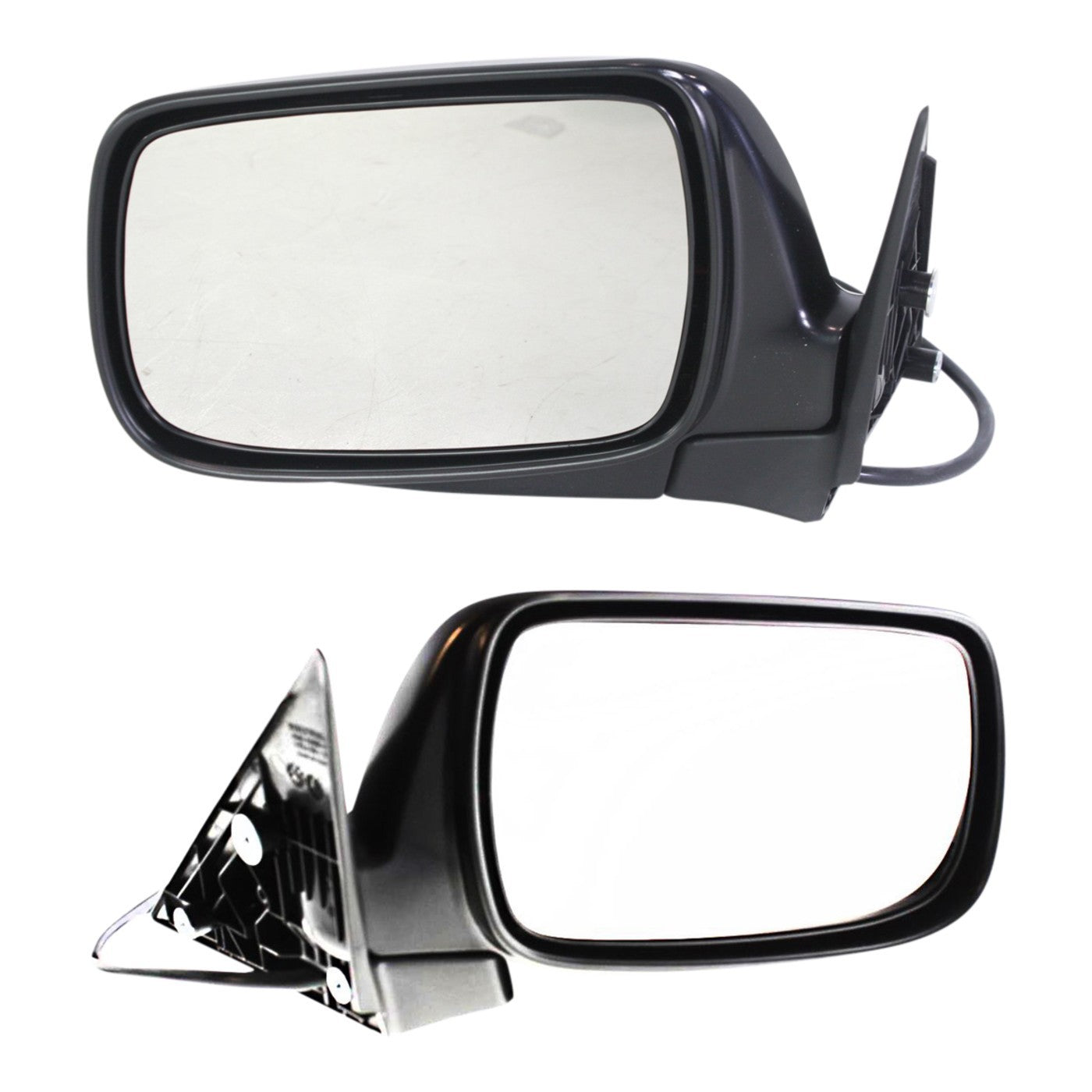 Power Mirror Set for Subaru Baja (2003–2006) Textured Black Manual Folding