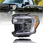 Headlight with DRL Chrome for GMC Sierra 1500 (2019–2021)