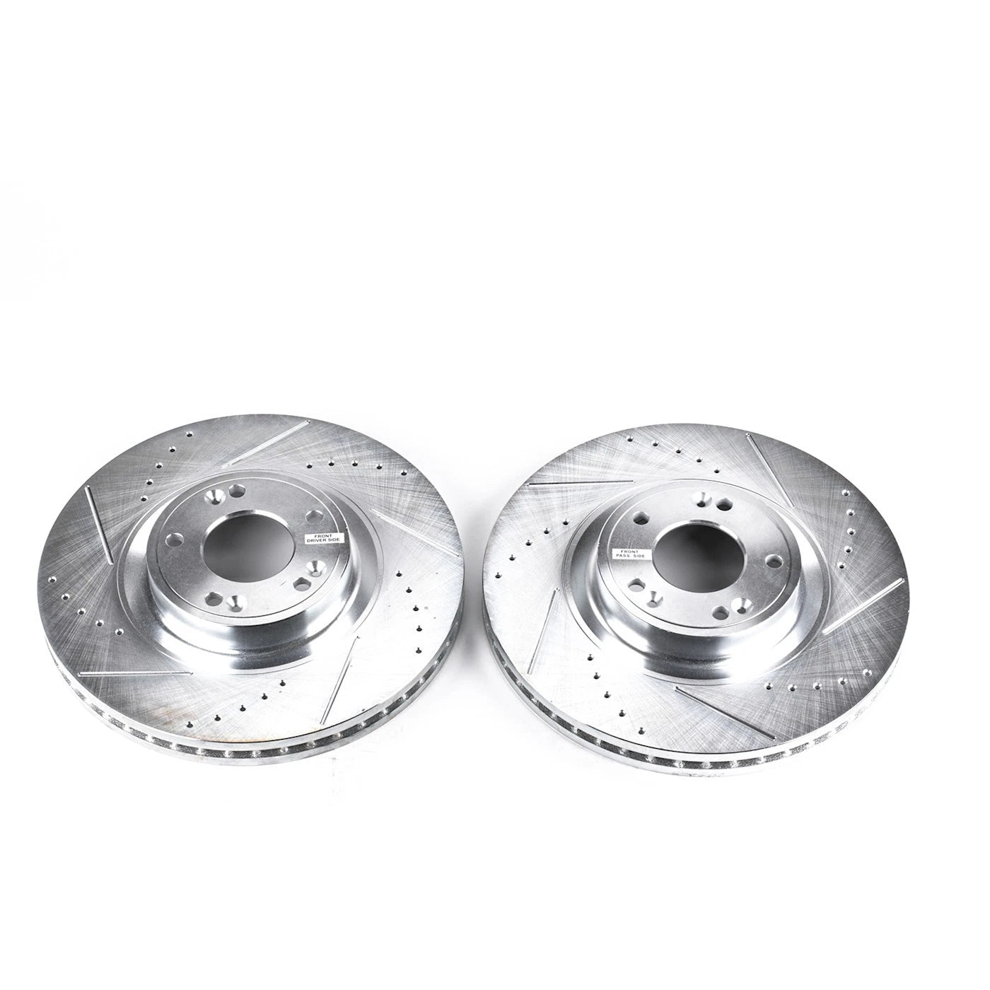 Set of 2 Powerstop Brake Discs for Hyundai Genesis (2009–2014)