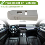 Front Right Side Window Switch Bezel Cover for Chevy Silverado 1500 (2007–2018) No. 20922525