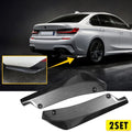 4X Carbon Fiber Rear Diffuser Lip Splitter Canard Protector for Universal Fit