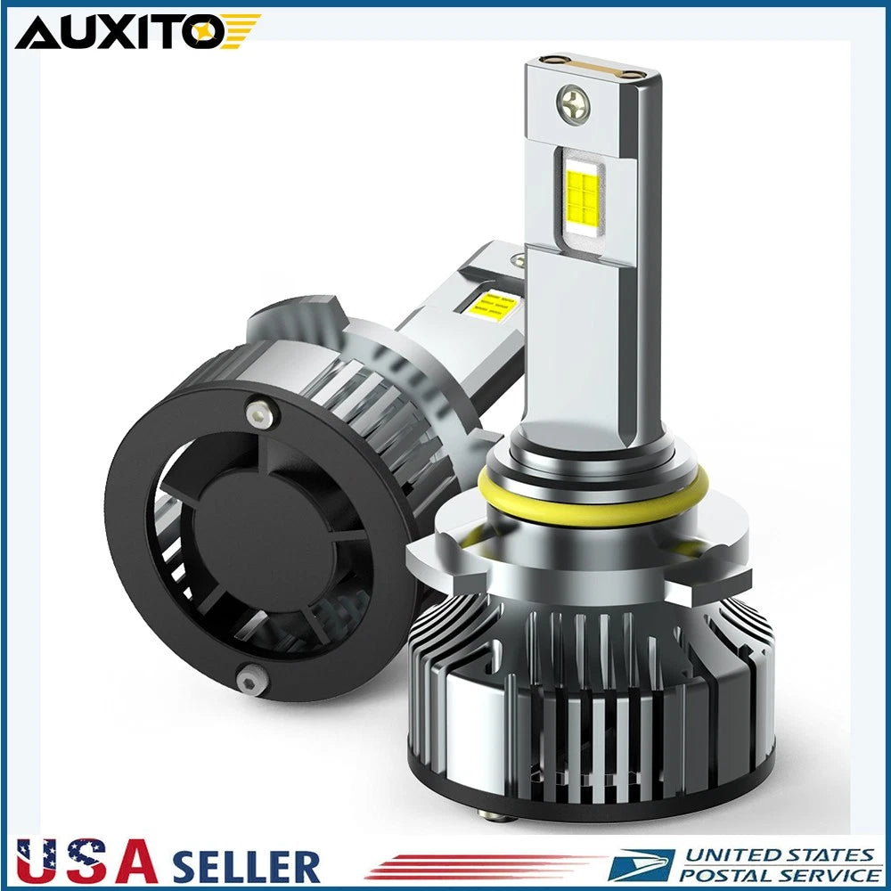 2X 9006 LED Headlight Bulbs for High/Low Beam (6500K)