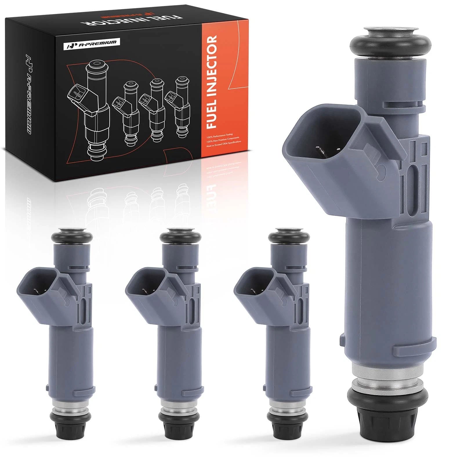 Set of 4 Fuel Injectors for Chevy Malibu (2006–2008)