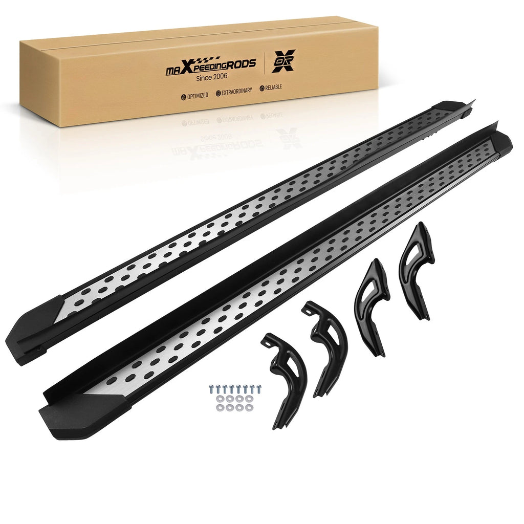 Aluminum Running Board Steps for Honda Pilot (2016–2022) Black Non-Slip
