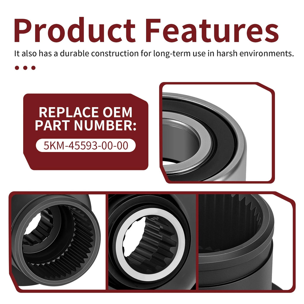 Front Differential Drive Shaft Coupler for Yamaha Grizzly 660 (2003–2008)