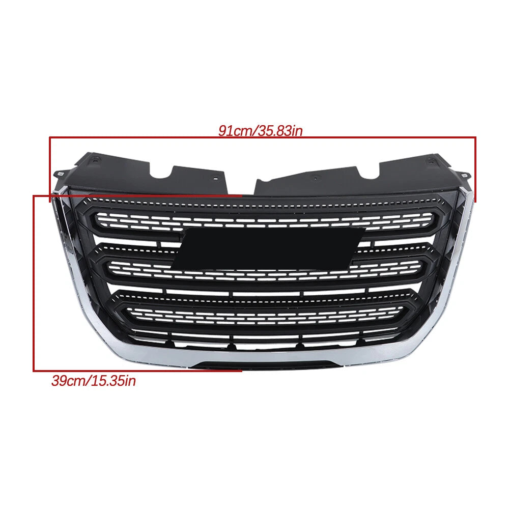 Plastic Front Center Mesh Grille for GMC Terrain SLE (2016–2017) 23379208