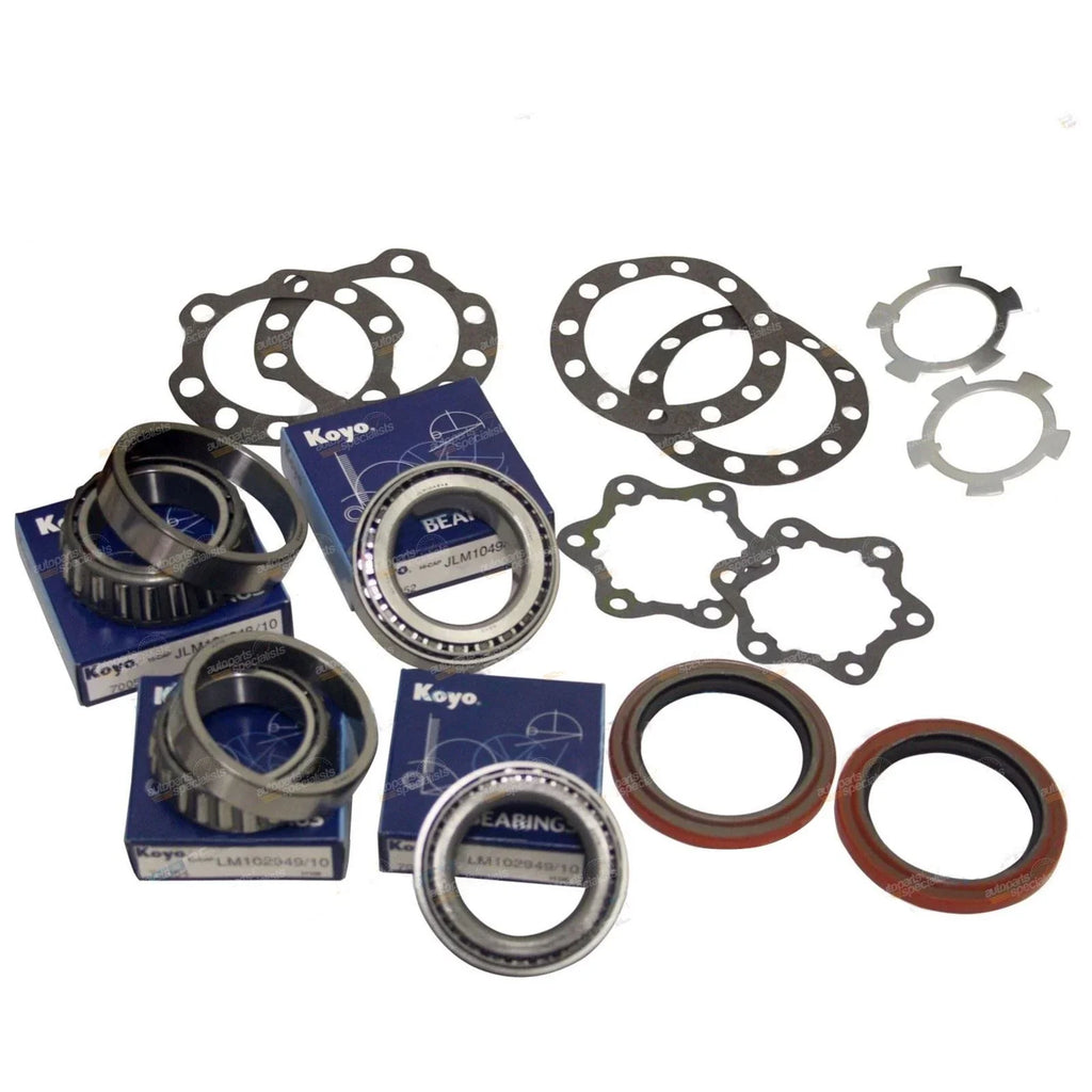 2 x Front Wheel Bearing + Seal for Landcruiser 70 Series (1984–2012)