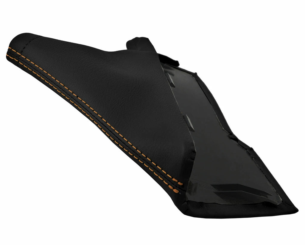 E Brake Boot Cover for Subaru BRZ Scion GRS Toyota (2013–2020) Orange Stitch