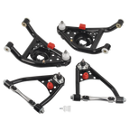 Set of 4 Tubular Control Arms for Camaro (1967–1969) & Nova (1968–1974) Black