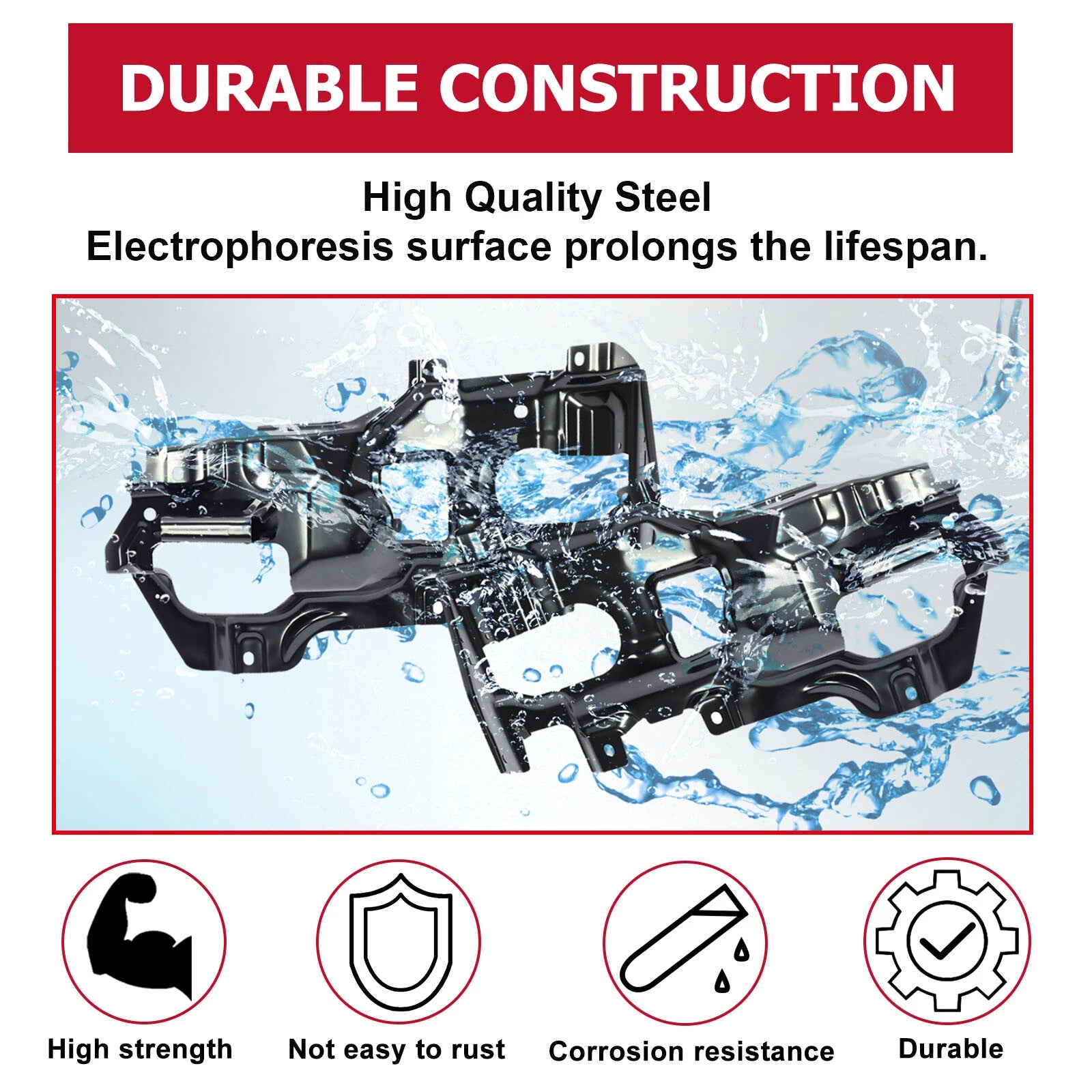Bumper Support Bracket for GMC Sierra 1500 (2016–2018) Front Left & Right