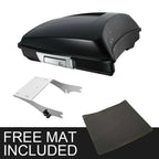 Matte Black Razor Trunk & Mounting Rack for Harley Touring (1997–2008)