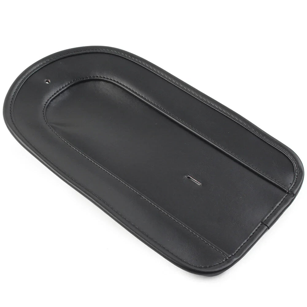 Black Rear Fender Bib Solo Seat for Harley Fatboy Softail Deluxe (2006-2010)