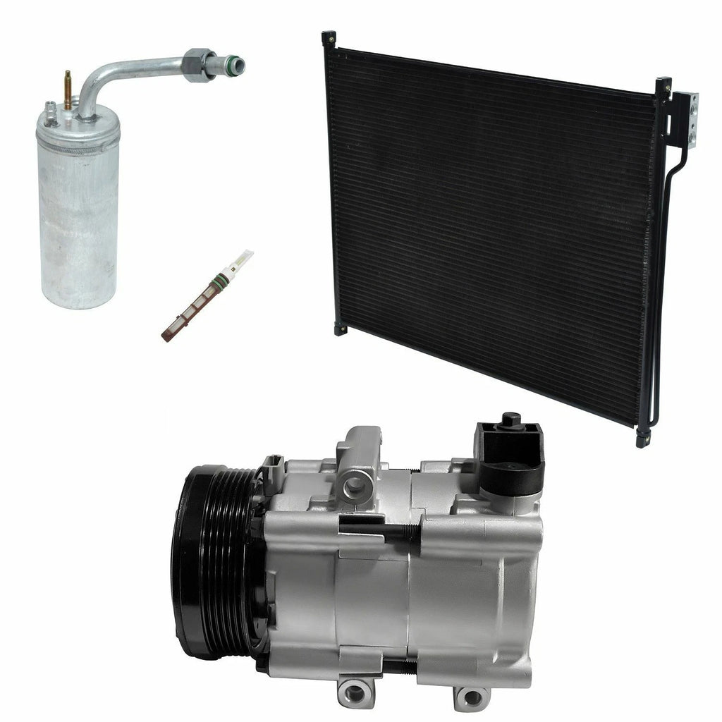 A/C Compressor Kit With Condenser for Ford F-250 Super Duty 6.8L (2006–2006)